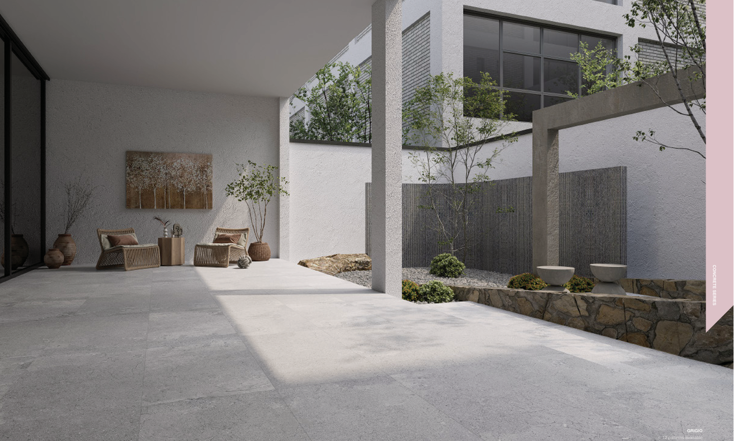 Tilevista- Concrete series. best outdoor tiles in uk