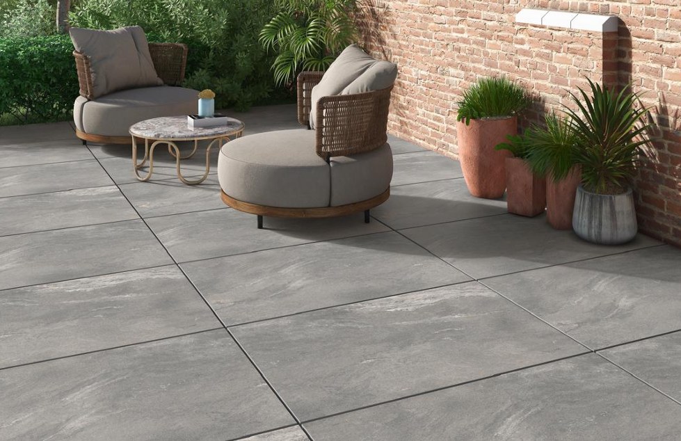 EARTHCORE GREY- 900X600 OUTDOOR PORCELAIN TILES IN MERSEYSIDE